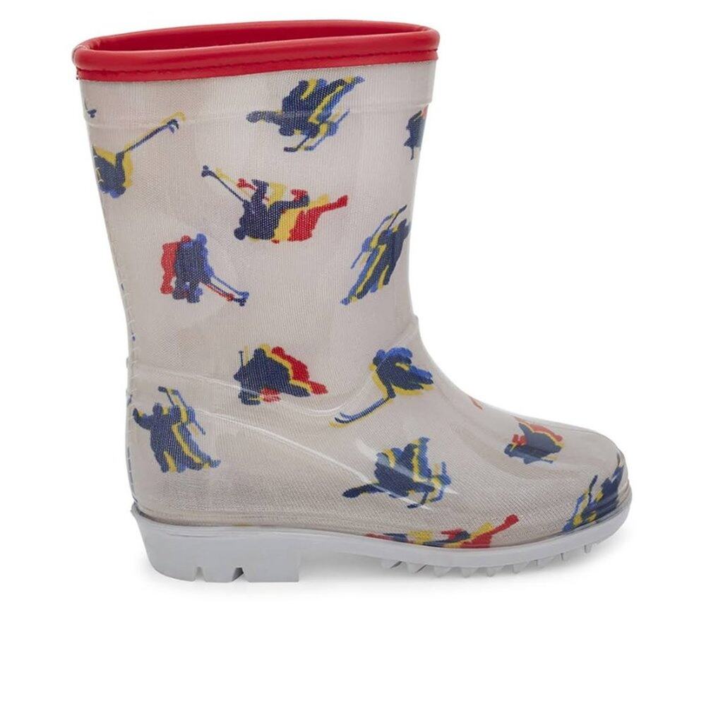CARTER'S BOY PRIME RAIN BOOT GREY SIZE 4 BRAND NEW WITH TAGS